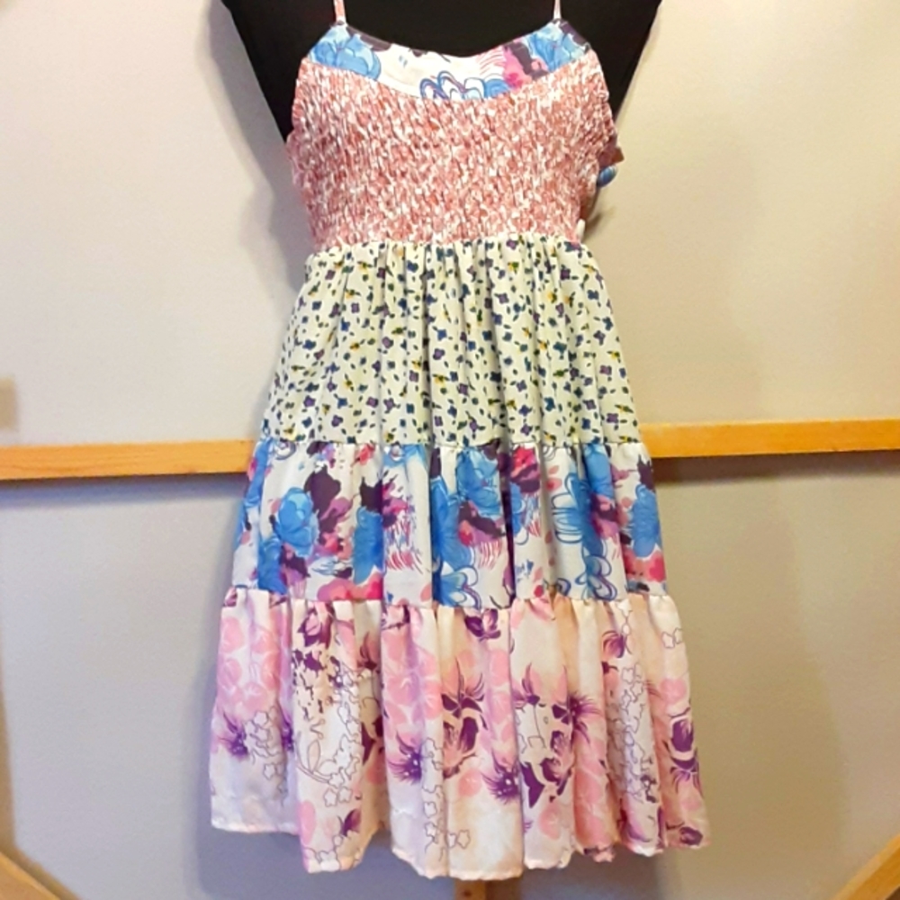 Vintage Havana Boho Spring Party Dress